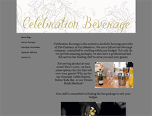 Tablet Screenshot of celebrationbeverage.com